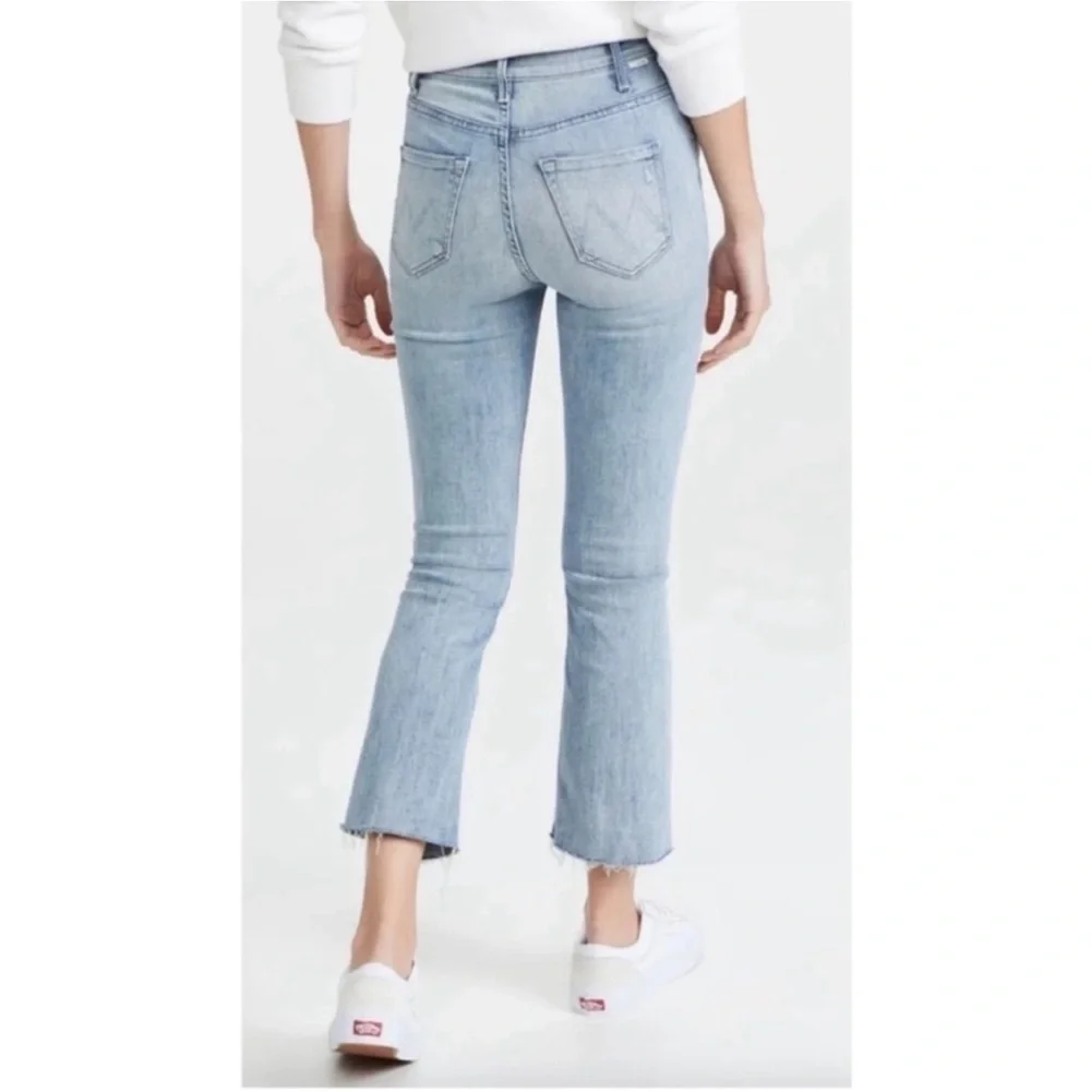 MOTHER Jeans The Hustler Ankle Fray in Knock on Wood